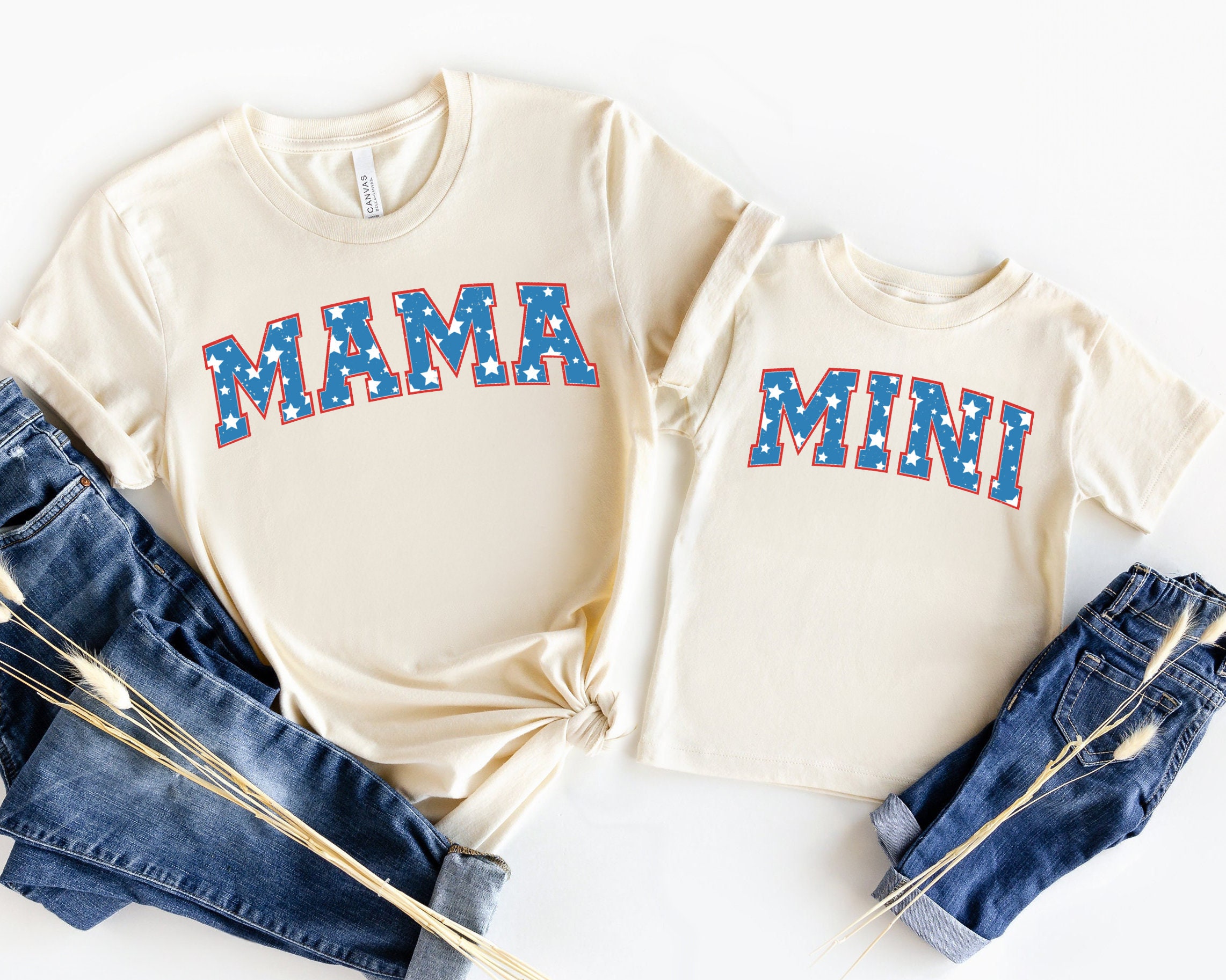 American Mama Mini Shirt, Mama Mini 4th Of July Shirt, American Mama Kid Matching Shirts, Mama and Me Fourth Of July Tee, Mama Mini Shirt