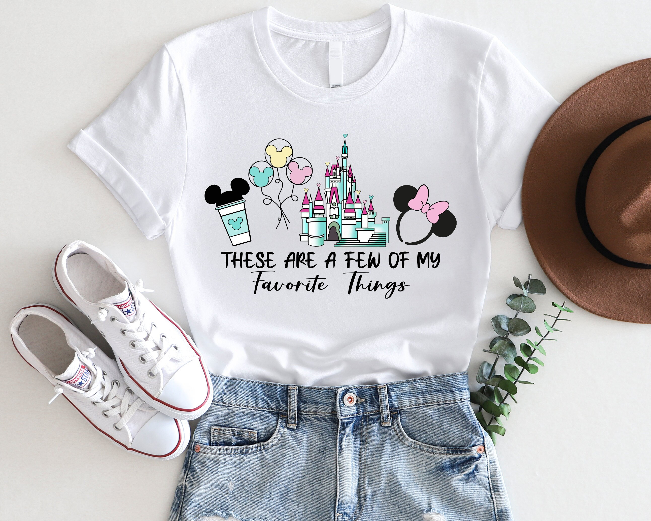 Disney Family Trip Shirt, These Are A Few Of My Favorite Things Shirt, Mickey and Minnie Mouse Shirt, Disney Family Shirt, Disneyland Castle