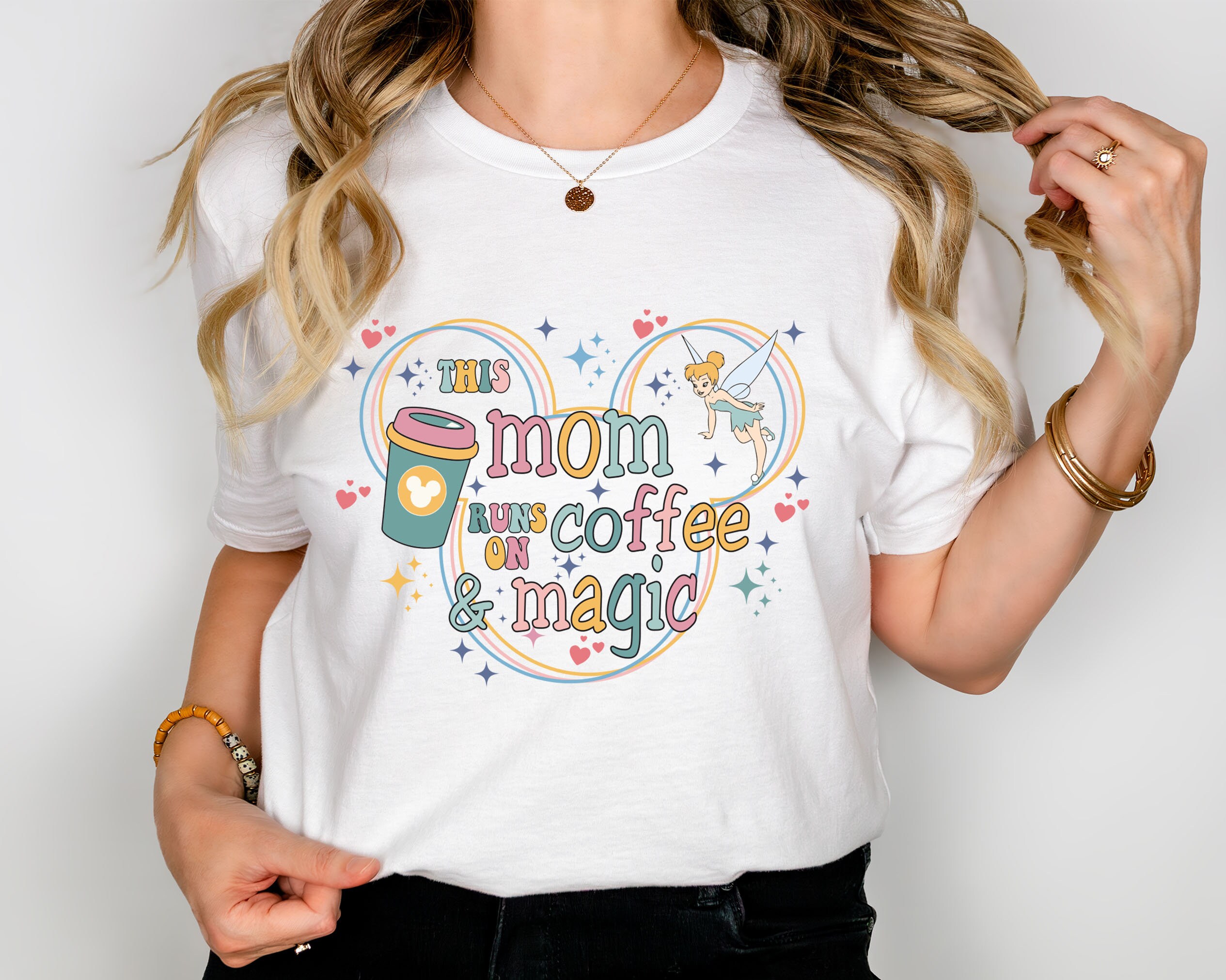 Magical Mom Coffee Shirt, Disney Mothers Coffee Magic Shirt, Mother's Day Shirt, Disney Run Shirt, Disney Family Trip Shirt