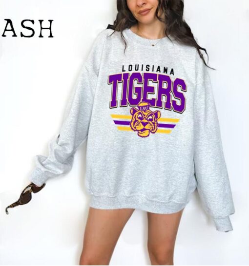 LSU Trendy Unisex sweatshirt, Vintage Louisiana State Sweatshirt, LSU tigers sweatshirt, Louisiana State Merch, LSU Graduation gifts