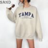 Tampa Florida College Sweatshirt, College Unisex Crewneck Sweater, Baseball Sweatshirt, East Coast Sweatshirt, USA Sweater
