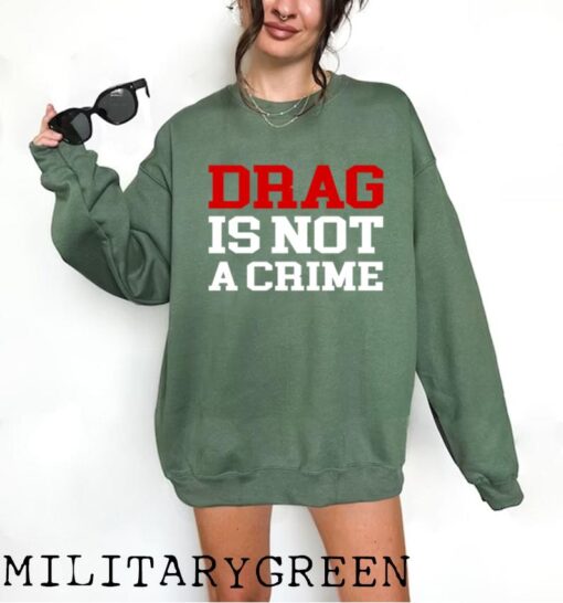 Drag is not a Crime Shirt , Drag Queen, Drag Fan, Drag Queen Shirt, Sashay Away, LGBTQ+ D.A.R.E. Parody Pride Shirt