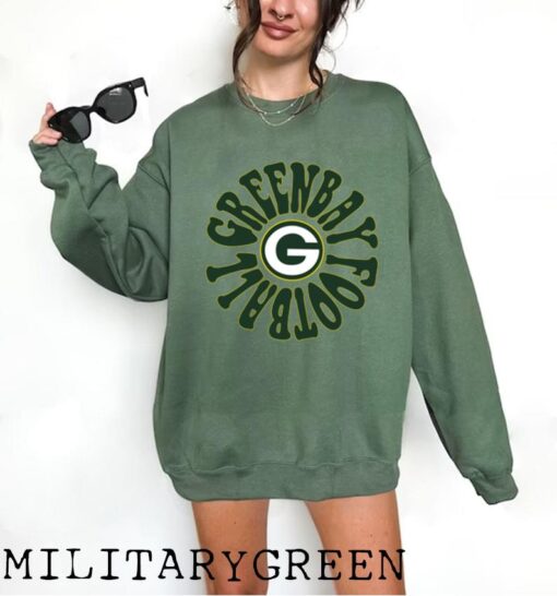 Green Bay Football Shirt, Green Bay Football Sweatshirt, Vintage Style Green Bay Football shirt, Sunday Football