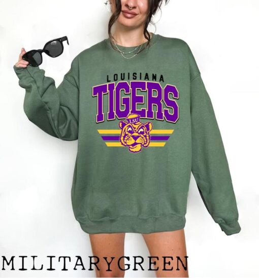 LSU Trendy Unisex sweatshirt, Vintage Louisiana State Sweatshirt, LSU tigers sweatshirt, Louisiana State Merch, LSU Graduation gifts