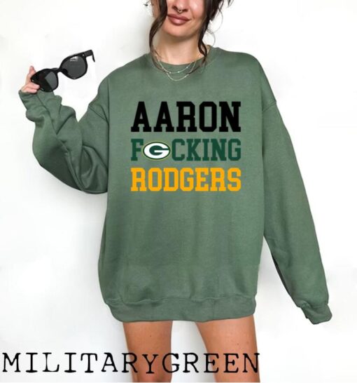 Vintage Green Bay Packers Sweatshirt, Aaron Rodgers Shirt, Green Bay Packers Shirt, Green Bay Packers Fan Gift, Mens Fall Football Shirt