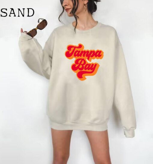 Retro Tampa Bay Sweatshirt - Unisex Sweatshirt - Cute Tampa Crewneck - Vintage