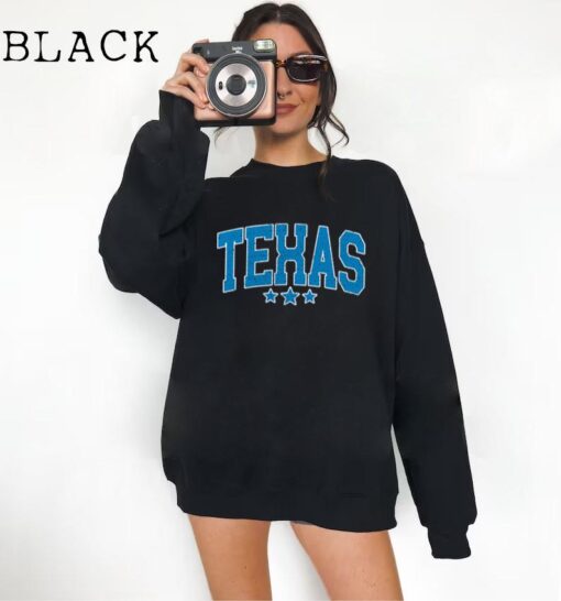 Retro Texas Sweatshirt, Texas Sweatshirt, Texas State Sweatshirt, Texas Gift, State Sweatshirt, Vintage Sweatshirt