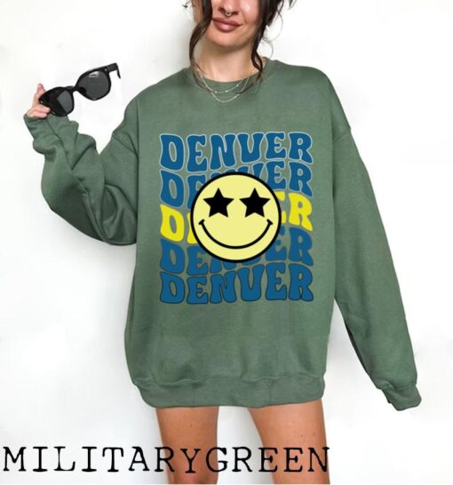 Vintage Denver Football Sweatshirt , Denver Football shirt , Vintage Style Denver Football Sweatshirt , Denver Fan Gift , Sunday Football