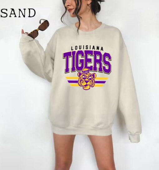 LSU Trendy Unisex sweatshirt, Vintage Louisiana State Sweatshirt, LSU tigers sweatshirt, Louisiana State Merch, LSU Graduation gifts