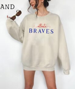 ATL Braves, Atlanta Braves, Braves Sweathirt, MLB, Custom Braves, Chop Chop Shirt, Braves Baseball, Oversized Sweatshirt