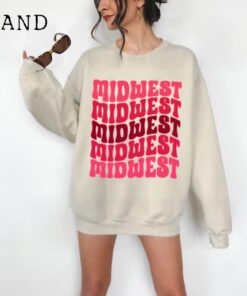 Midwest Sweatshirt, Midwestern Crewneck, Midwest Travel Gift, Travel Sweatshirt, Midwest Hoodie, Gift for Her