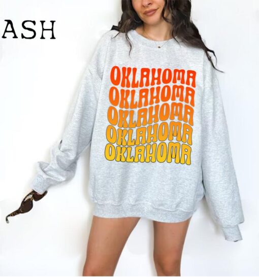 Oklahoma Sweatshirt, Oklahoma State Shirt, Oklahoma City Crewneck, Oklahoma Gift, Oklahoma Vacation Shirt