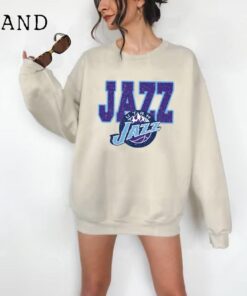 Utah Jazz Retro Vintage 1990's NBA Crewneck Sweatshirt