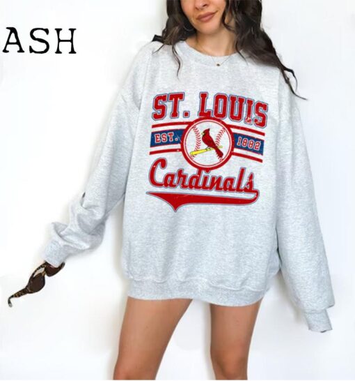 Vintage 90s MLB St. Louis Baseball Shirt, St. Louis Baseball Sweatshirt, St. Louis-Cardinals Sweatshirt, Cardinals Shirt, Baseball Fan Shirt