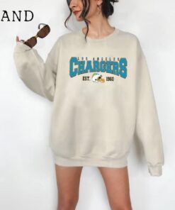 Vintage Chargers Football Logo Crewneck Sweatshirt, Los Angeles Sweatshirt, Chargers Fan Gift, College Chargers Sweater