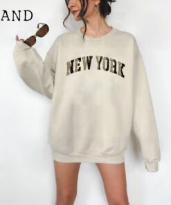 New York Crew Neck New York Sweatshirt New York Shirt Trendy Sweatshirt Oversized Sweatshirt College Crewneck College Sweatshirt