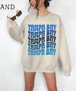 Funky Tampa Bay Sweatshirt - Unisex - Funky Tampa Sweatshirt - Tampa Bay Crewneck - Trendy Aesthetic Sweatshirt