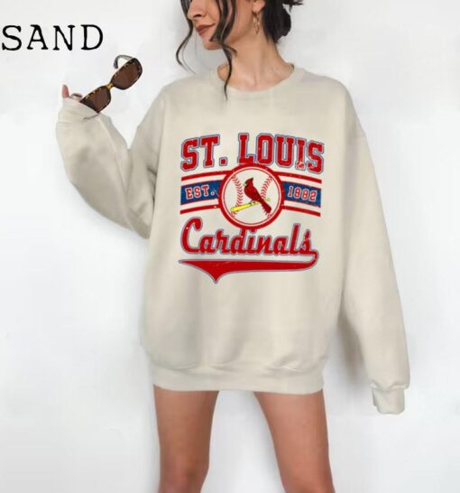 Vintage 90s MLB St. Louis Baseball Shirt, St. Louis Baseball Sweatshirt, St. Louis-Cardinals Sweatshirt, Cardinals Shirt, Baseball Fan Shirt