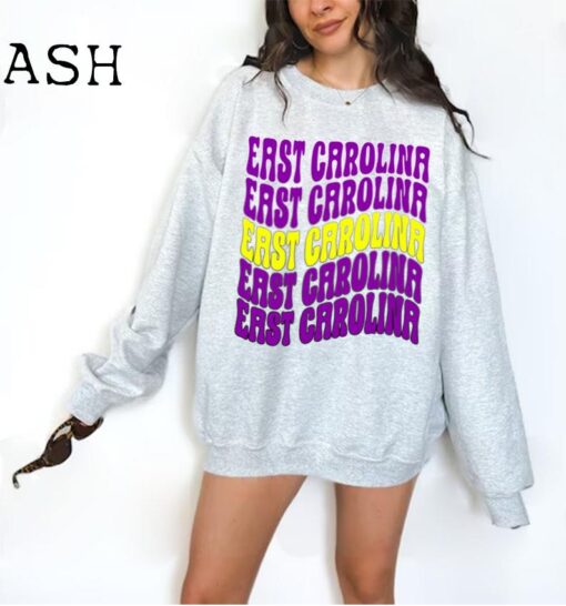 East Carolina Sweatshirt, Vintage Carolina Sweatshirt, Carolina Fan Crewneck, College Apparel, East Carolina Hoodie