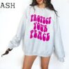 Protect Your Peace Shirt, Aesthetic Shirt, Trendy Shirt, Tumblr Sweater, Oversized Hoodie, Cute Sweater