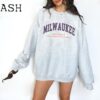 Milwaukee Wisconsin College Sweatshirt, College Unisex Crewneck Sweater, Baseball Sweater, East Coast Sweatshirt, USA Gift