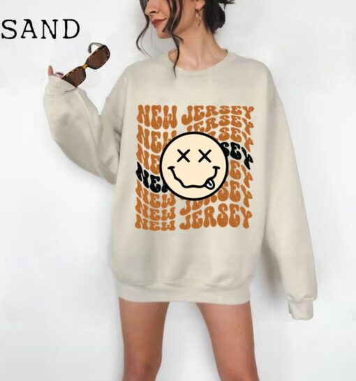 New Jersey Sweatshirt, New Jersey Sweater, New Jersey Shirt, New Jersey, East Coast Sweatshirt, Jersey City Sweatshirt