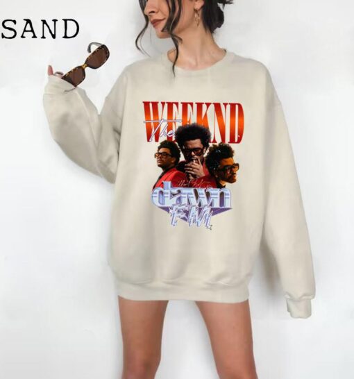 Vintage The Weeknd Sweatshirt, The Weeknd sweatshirt, Hip-Hop Music Shirt, Starboy, After Hours Album, The Weeknd Merch