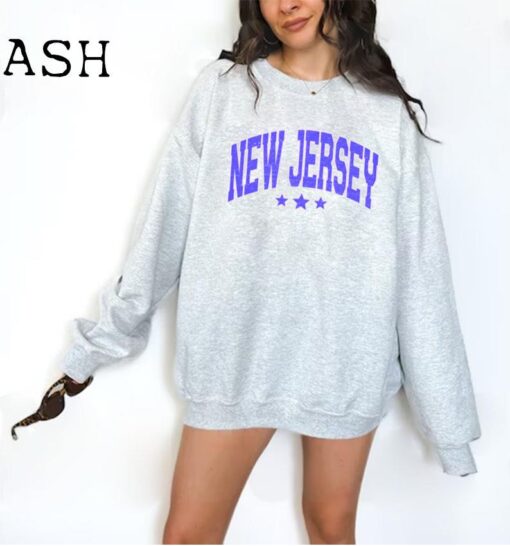 New Jersey Sweatshirt, New Jersey Gifts, New Jersey Crewneck Sweatshirt, New Jersey Unisex State Group Shirt