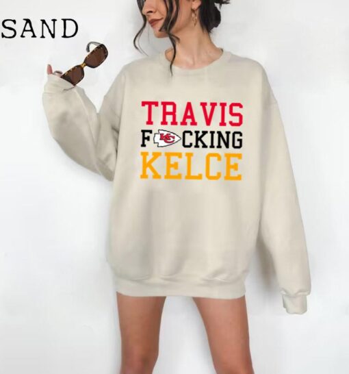 Travis Kelce Shirt, Kansas City Chiefs Shirt, Unisex Adult, Travis Kelce Sweatshirt, Vintage Kansas City Chiefs Sweatshirt, Gift for Her NFL