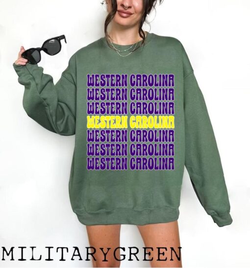 Weatern Carolina Sweatshirt, Weatern Carolina Crewneck Sweater, Cozy Crewneck Sweater, Weatern South Carolina Top