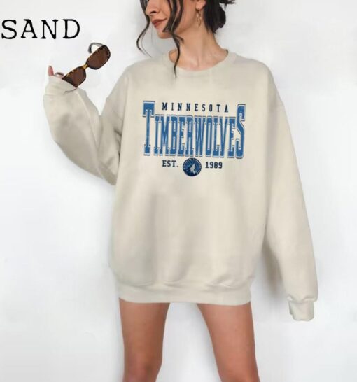 Vintage Minnesota Timberwolve Sweatshirt \ T-Shirt, Minnesota Timberwolve, Timberwolves Sweater, Timberwolves TShirt, Vintage Basketball Fan