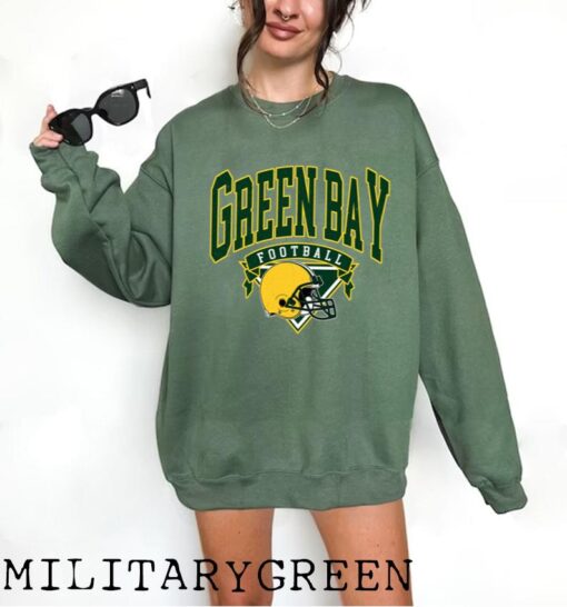Green Bay Football Shirt, Green Bay Football Sweatshirt, Vintage Style Green Bay Football shirt, Sunday Football