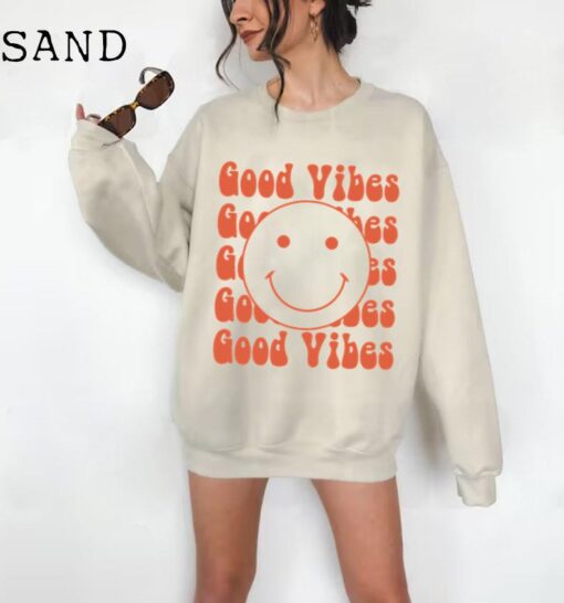 Good Vibes Shirt, Good Vibes Only, Peace Shirt, Retro Shirt, Kindness Shirt, Sunshine, Hippie Shirts, Retro Inspired Design
