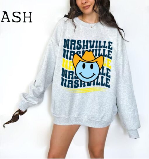 NASHVILLE Sweatshirt, Nashville Shirt, Nashville Gift, Nashville Sweater, Nashville Souvenir, Nashville Bachelorette