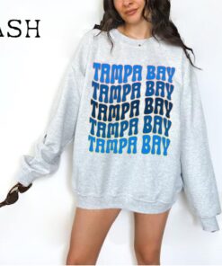 Funky Tampa Bay Sweatshirt - Unisex - Funky Tampa Sweatshirt - Tampa Bay Crewneck - Trendy Aesthetic Sweatshirt