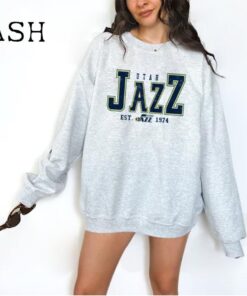 Utah Jaz, Vintage Utah Basketball Sweatshirt, Utah Basketball Crewneck, Jazz Shirt, Utah Fan Shirt, Retro Utah Basketball