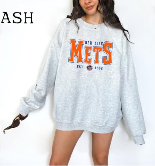 Vintage New York Mets Sweatshirt | New York Baseball Shirt | New York EST 1962 Sweatshirt | Vintage Baseball Fan Shirt