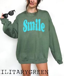 Smile Shirt, Smiley Face Shirt, World Smile Day, Happy Shirt, Positive Shirt, Gift For Her, Good Vibes Shirt, Smile Shirt