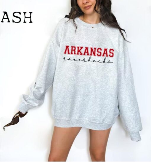 Vintage Arkansas Razorbacks Sweatshirt, University of Arkansas Shirt, UA Shirt, NCAA Baseball Football