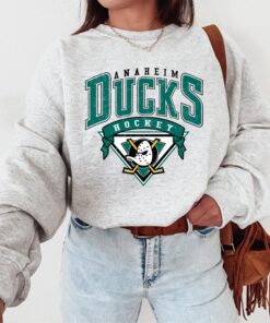 Vintage 90s Anaheim Mighty Ducks Shirt, Crewneck Anaheim Ducks Sweatshirt, Jersey Hockey