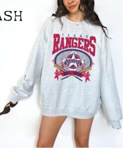 Vintage Texas Rangers Sweatshirt | Texas Baseball Shirt | Texas EST 1835 Sweatshirt | Vintage Baseball Fan Shirt