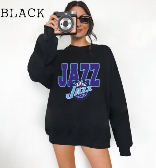 Utah Jazz Retro Vintage 1990's NBA Crewneck Sweatshirt