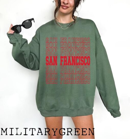 San Francisco Sweatshirt, City Sweatshirt, San Francisco Sweater, San Francisco Pullover, Youth San Francisco Shirt, Vacation Sweatshirt