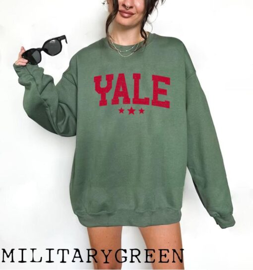 Yale University, Yale Sweatshirt, Vintage Sweater, Ivy League Hoodie, Women Alumni Shirt, Unisex Crewneck