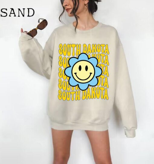 South Dakota Sweatshirt, South Dakota Sweater, South Dakota, Pierre Sweatshirt, Sioux Falls Sweatshirt, State Sweatshirt