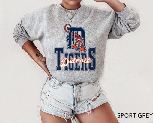 Vintage Detroit Tigers EST 1894 Shirt, Detroit Tigers Shirt, Detroit Baseball, Tigers Baseball Shirt