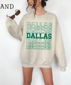 Vintage Dallas Football Sweatshirt, Dallas Fan Crewneck Sweatshirt, Women Dallas Shirt, Distressed Dallas Sweatshirt