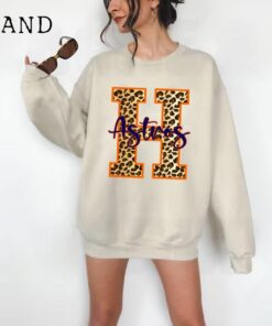 Houston Astro Crewneck Sweatshirt / T-Shirt, Houston Womens Shirt, Vintage Houston Astro, Astros Game Day Shirt