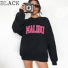 Malibu Sweatshirt, Malibu Crewneck, Malibu Hoodie, Malibu California Shirt, Cute Gift for Her, Malibu Beach Sweatshirt