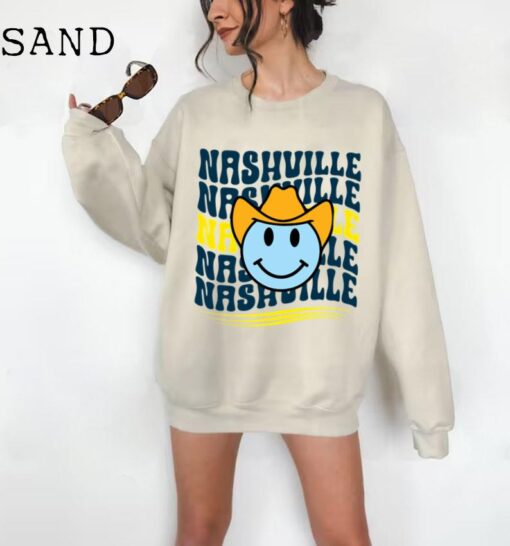 NASHVILLE Sweatshirt, Nashville Shirt, Nashville Gift, Nashville Sweater, Nashville Souvenir, Nashville Bachelorette